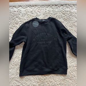 White Fox crew neck sweatshirt